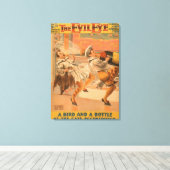 ザイマズアイ「鳥とボトル」劇場 キャンバスプリント (インサイチュ (ウッドフロア))