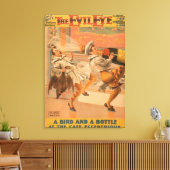 ザイマズアイ「鳥とボトル」劇場 キャンバスプリント (インサイチュ (リビング))