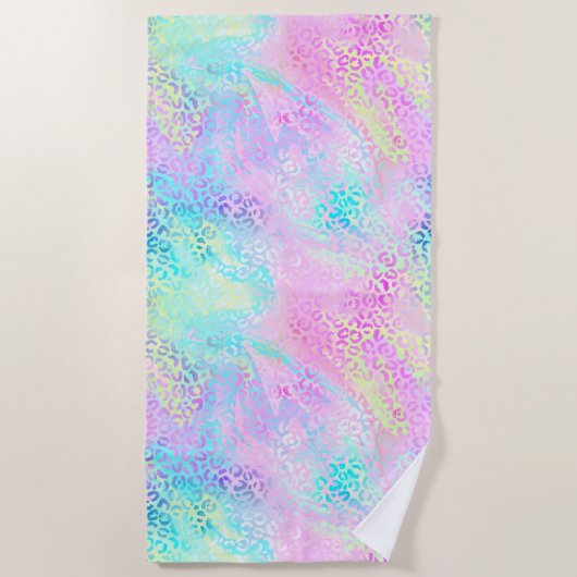 ザイリディスレオレオパシリーズデザイン10 ビーチタオル (正面)