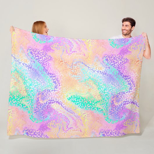 ザイリディスレオレオパシリーズデザイン3 フリースブランケット (インサイチュ)