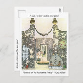 ザインコンスタントプリンス童話イラストレーション ポストカード (正面/裏面)