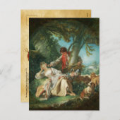 ザインターポーテッド・スリープバイフランソワ・ブーシェ シーズンポストカード (正面/裏面)