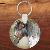 ザインディアンポニーキーチェーン キーホルダー (正面)