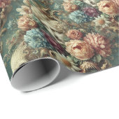 ザインフェルナルモーターカー – ゴシックフローラデザイン ラッピングペーパー (ロールコーナー)