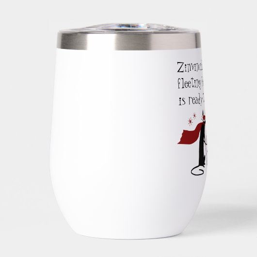 ザインベーシ感じブルのおもしろいジン・ワイン引用文 (正面)