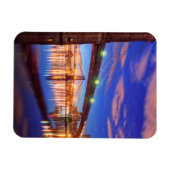 ザイーストリバー、ブルックリンブリッジ、マンハッタン マグネット (横)