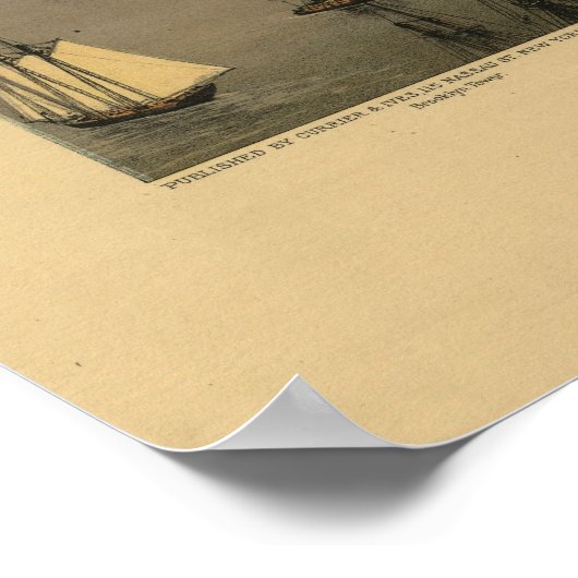 ザイースト素晴らしリバーサスペンションブリッジ ポスター (角)