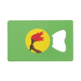 ザイール国旗 – コンゴ民主共和国 クレジットカード栓抜き