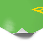 ザイール国旗 ポスター (コーナー)