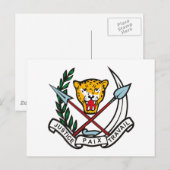 ザイール紋章 ポストカード (正面/裏面)