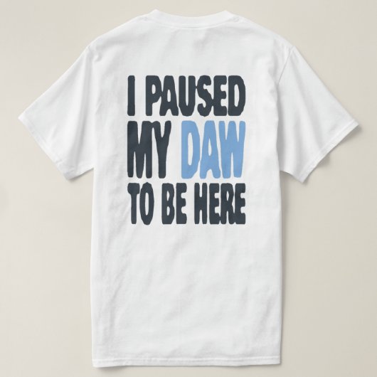 ザイ808ティー Tシャツ (デザイン裏面)