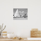 ザウィグワムモーテル， 1940.ヴィンテージ写真 ポスター (キッチン)