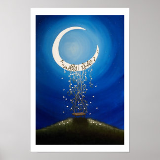 ザウィッシングスイングイラストレーション ポスター