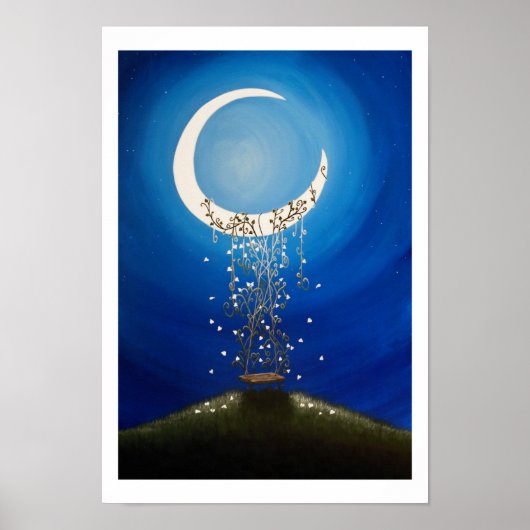 ザウィッシングスイングイラストレーション ポスター (正面)