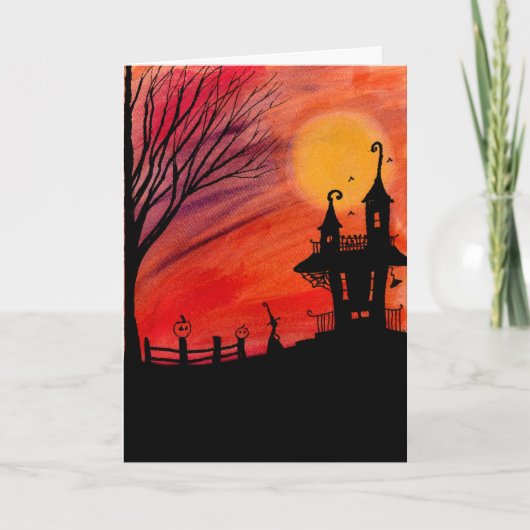 ザウィッチコテージハロウィーンカード カード (正面)