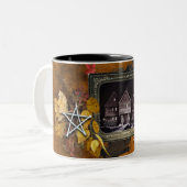 ザウィッチハウスインサレム、マサチューセッツ·コーヒー·マグ ツートーンマグカップ (正面左)