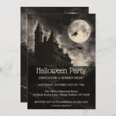 ザウィッチングアワーハローウィンパーティ招待状 招待状 (正面/裏面)