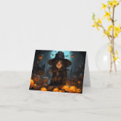 ザウィッチー・ハロウィーン カード (黄色い花)