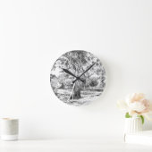 ザウィニー・ザ・プー・ツリー – クッション ラウンド壁時計 (ホーム)