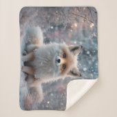 ザウィンターキツネ シェルパブランケット (正面)