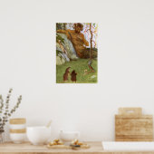 ザウィンドインザウィローズオリジナルイラストレーション ポスター (キッチン)