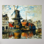 ザウィンドミル、クロードモネ1871 ポスター (正面)