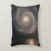 ザウィールプール銀河系M51および宇宙のコンパニオン アクセントクッション (正面(垂直))