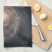 ザウィールプール銀河系M51および宇宙のコンパニオン キッチンタオル (四つ折り)