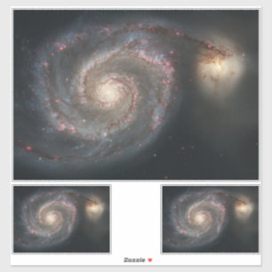 ザウィールプール銀河系M51および宇宙のコンパニオン シール