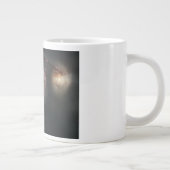 ザウィールプール銀河系M51および宇宙のコンパニオン ジャンボコーヒーマグカップ (右)