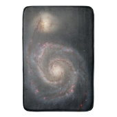 ザウィールプール銀河系M51および宇宙のコンパニオン バスマット (正面縦)