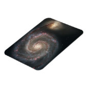 ザウィールプール銀河系M51および宇宙のコンパニオン マグネット (左側)