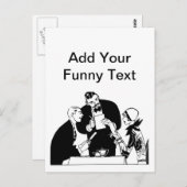 ザウェイターレストランユーモア ポストカード (正面/裏面)