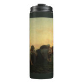 ザウェダーズジュールブレトン1868ファインアート絵画ズ タンブラー (正面)