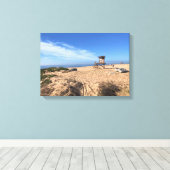 ザウェッジ、ニューポートビーチ、カリフォルニア キャンバスプリント (インサイチュ (ウッドフロア))