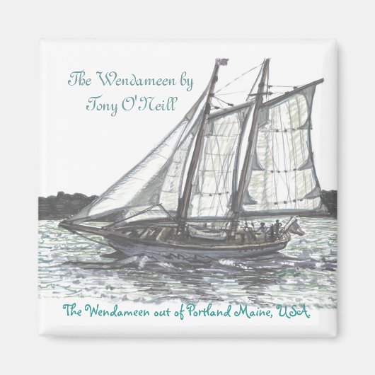 ザウェンダム#6バイトニー・オニール マグネット (正面)