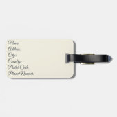 ザウェーブオフ素晴らし神奈川イラストレーション ラゲッジタグ (裏面横)