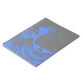 ザウェーブシー素晴らしホムブルー&グレー ノートブック (左側)