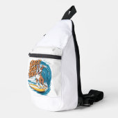 ザウェーブライダーグレートダーヌドッグサーフィン スリングバッグ (右コーナー)