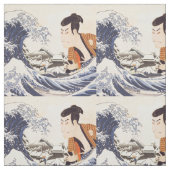 ザウェー素晴らしブ浮世絵コラージュ ファブリック (見本)