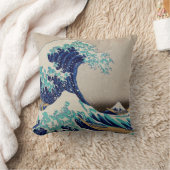 ザウェ素晴らしーブオフ神奈川ウッドブ日本のロック クッション (ブランケット)