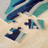 ザウェ素晴らしーブオフ神奈川ウッドブ日本のロック ジグソーパズル (側面)