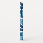 ザウェ素晴らしーブブルーパターン Case-Mate iPhoneケース (裏面/左)