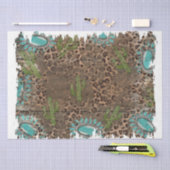 ザウエスタンシリーズデザイン10 薄葉紙 (クラフト)