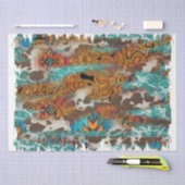 ザウエスタンシリーズデザイン16 薄葉紙 (クラフト)