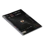 ザウォッチャー – テクノ – ブルタリストストリートウェアデザイン ノートブック (右側)