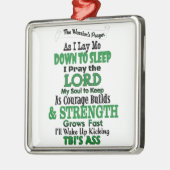 ザウォリアーズ祈りの言葉TBI メタルオーナメント (左)