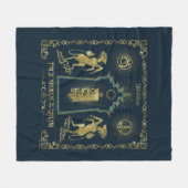 ザウォークオブザキリンゴールデンタワータペストリ フリースブランケット (正面(横))