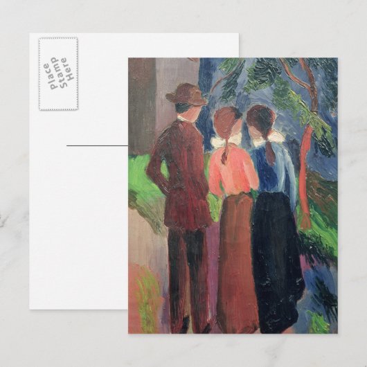 ザウォーク, 1914 ポストカード (正面/裏面)