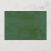 ザウォーターカラーパインツリーフォレストズコレク結婚ション エンクロージャーカード (裏面)